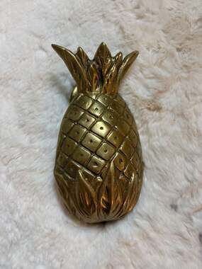 Vintage Solid Brass Pineapple Door Knocker